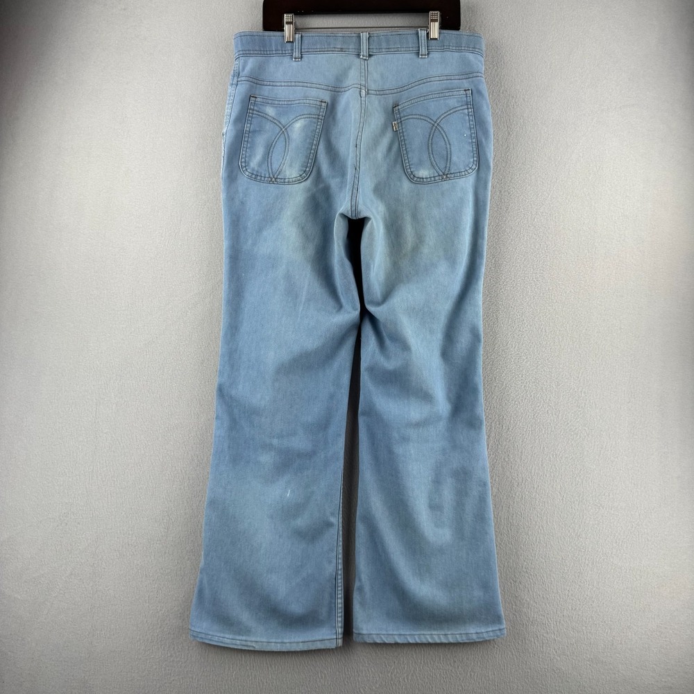 Vintage Levis Jeans Mens Fits 36x29 Flare Bootcut 70s 80s Talon Zipper